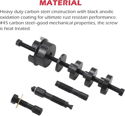 Wheel Bearing Puller Kit for Harley Davidson - Removes and Installs 0.75", 1.0" and 25mm Sealed Motorcycle Wheel Bearings in Kuwait