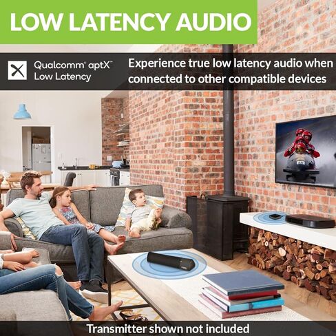 Avantree aptX Low Latency Portable Bluetooth 5.0 Speaker, Clear Dialogue, Enhanced Bass, 3D Surround Sound, 10W Wireless Mini Soundbar for Laptop, MacBook, TV, Cellphone, PC Computer - Torpedo Plus in Kuwait
