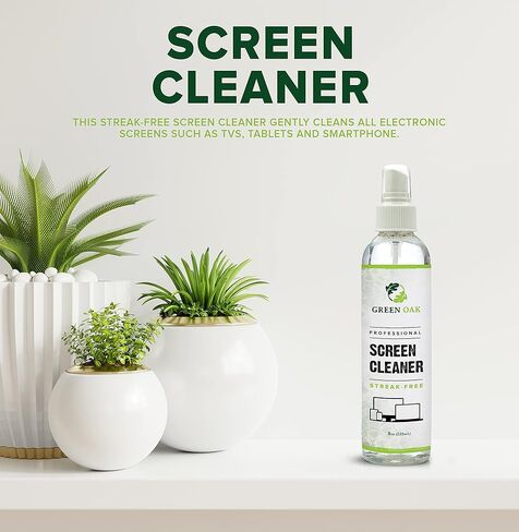 Screen Cleaner Professional Screen Cleaner Spray - Best for LCD & LED TV, Tablet, Computer Monitor, Phone - Safely Cleans Fingerprints, Dust, Oil (8oz 4-Pack) in Kuwait