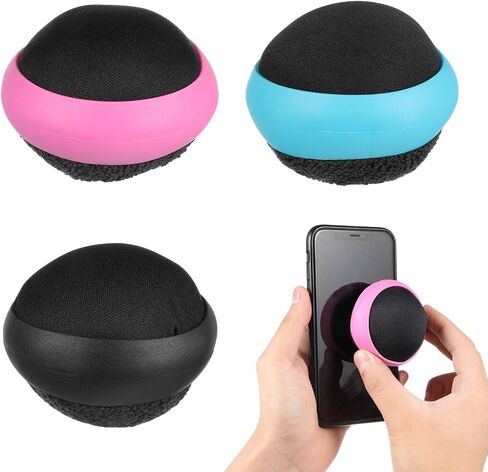 Screen Cleaning Pad Screen Cleaning Ball:Microfiber Cloth Touch Screen Cleaner Balls for Touch Screen Smart Phones/Tablets/Laptops,3pcs,Random Color Touch Screen Cleaner in Saudi Arabia
