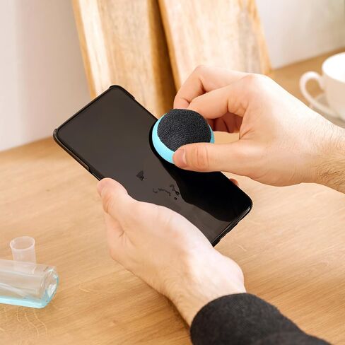 Screen Cleaning Pad Screen Cleaning Ball:Microfiber Cloth Touch Screen Cleaner Balls for Touch Screen Smart Phones/Tablets/Laptops,3pcs,Random Color Touch Screen Cleaner in Saudi Arabia