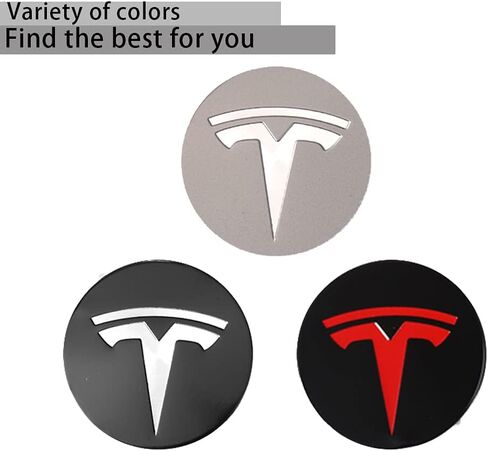 ملحقات أغطية المحور طراز Tesla 3 Y S X مع 4 أغطية مركزية لمحور العجلات + 20 غطاء صامولة + 4 مجموعات أغطية جذعية صمام الإطارات لتزيين وتعديل الإطارات الأصلية (أحمر وأسود) in Kuwait