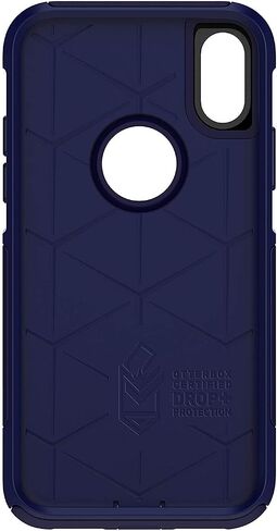 OTTERBOX COMMUTER SERIES Case for iPhone Xs & iPhone X - Retail Packaging - INDIGO WAY (MARITIME BLUE/ADMIRAL BLUE) in Saudi Arabia
