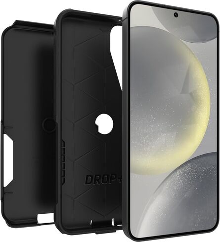 حافظة OtterBox لهاتف Samsung Galaxy S24+ Commuter Series - أسود، نحيف وقوي، مناسب للجيب، مع حماية للمنافذ in Kuwait