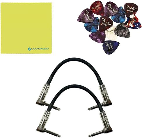 حزمة Tech 21 PBDR SansAmp Bass Driver DI 3 قنوات مع هيكل 2X S6P48 كابلات التصحيح ذات الزاوية اليمنى المنسوجة، و12x ملتقطات الحاجز وقماش تلميع الصوت السائل in Saudi Arabia