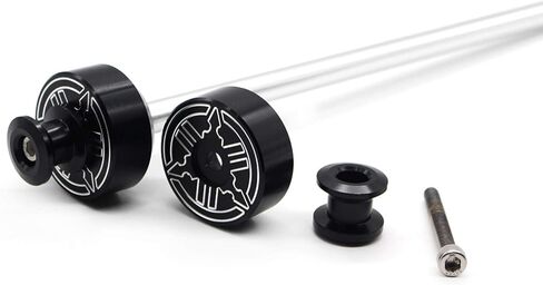 GUAIMI CNC Rear Swingarm Spools For MT-07 FZ-07 2014-2016-Black in Saudi Arabia