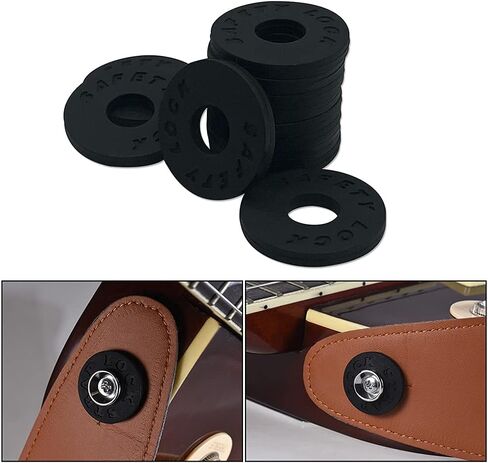 Guitar Strap Lock Set, Heavy Duty Metal Guitar Strap Button Straplock Hold Tight with Easy Remove Screw,2 Pack in Saudi Arabia