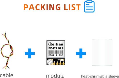 Beitian BE-122 GPS Module UAV PX4 PIX32 GNSS GPS Antenna Receiver Module for Betaflight F4 Flight Control, RC Long Range FPV Racing Drone Airplane in Saudi Arabia