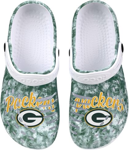 FOCO Green Bay Packers NFL للسيدات Cloudie Clog مع حزام in Saudi Arabia