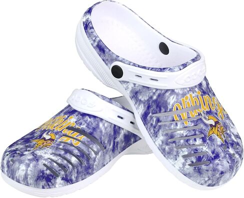 FOCO Minnesota Vikings NFL Womens Cloudie Clog with Strap in Kuwait