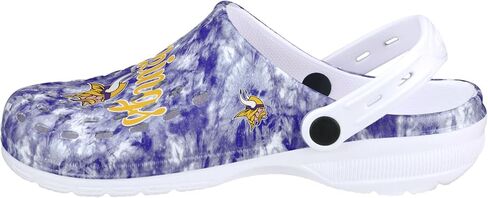 FOCO Minnesota Vikings NFL Womens Cloudie Clog with Strap in Kuwait
