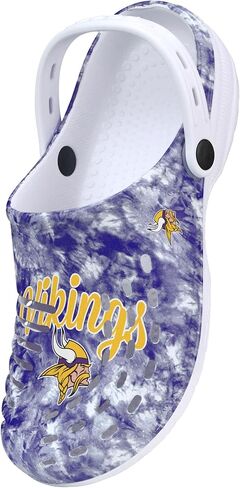 FOCO Minnesota Vikings NFL Womens Cloudie Clog with Strap in Kuwait