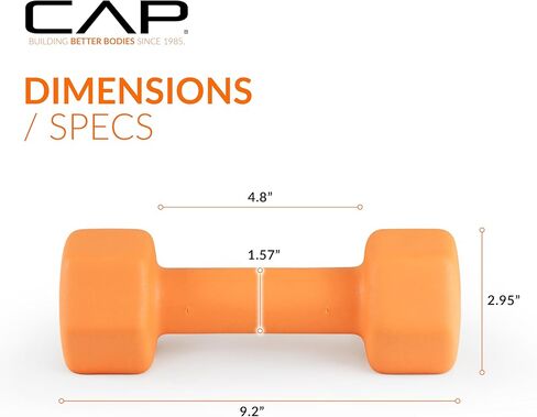 CAP Neoprene Coated Dumbbell Weights | Multiple options in Kuwait