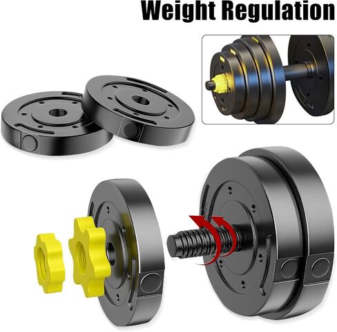 Adjustable-Dumbbells-Set, Free Weights Set with Connector,Fitness Exercises for Home Gym Suitable Men/Women in Saudi Arabia