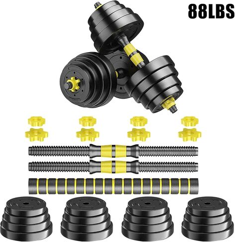 Adjustable-Dumbbells-Set, Free Weights Set with Connector,Fitness Exercises for Home Gym Suitable Men/Women in Saudi Arabia