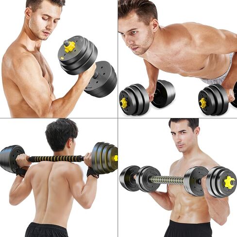 Adjustable-Dumbbells-Set, Free Weights Set with Connector,Fitness Exercises for Home Gym Suitable Men/Women in Saudi Arabia
