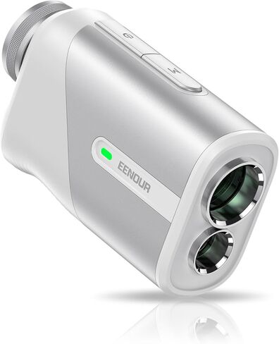 EENOUR Golf Rangefinder Mini مع منحدر وشاشة حمراء / خضراء، 1093Y Pin Lock Vibration Laser Range Finder، تكبير 6X، مسح مستمر قابل لإعادة الشحن للجولف والصيد in Kuwait