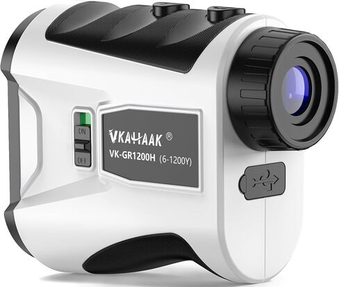 جهاز تحديد نطاق الجولف، جهاز تحديد نطاق الجولف بطول 1200 ياردة مع منحدر، جهاز تحديد نطاق الليزر التكبير 7X مع اهتزاز قفل العلم/مغناطيس/ 6 أوضاع/شحن USB in Kuwait