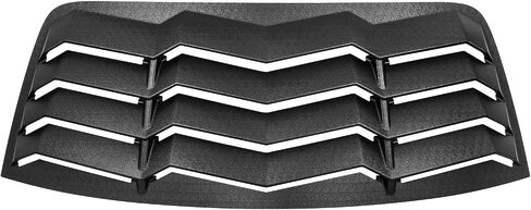 Rear Window Louver for Dodge Challenger 2008-2021 in Lambo Style Windshield Scoop Louvers Sun Shade Vent Cover Matte Black in Saudi Arabia