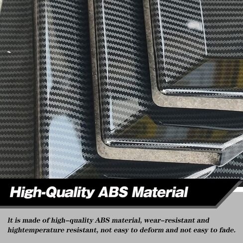 Bright Black Rear Side Window Louvers Air Vent Scoop Sun Shade Shutter Panel Cover Auto Exterior Decoration Trim Accessories for Nissan Sentra 2013-2019 in Saudi Arabia