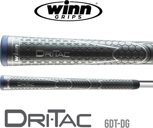 Winn DriTac Standard Midsize Grip (+1/16), Dark Gray in Saudi Arabia