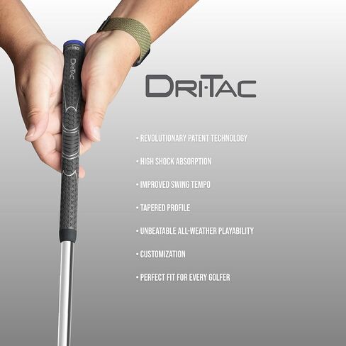 Winn DriTac Standard Midsize Grip (+1/16), Dark Gray in Saudi Arabia