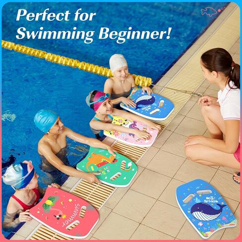 HeySplash Swim Kickboard for Kids, Swimming Kickboard Cute Pattern Swim Training Aid for Children, Pool Exercise Equipments for Beginning Swimmers Safety Swim Board Auxiliary in Saudi Arabia
