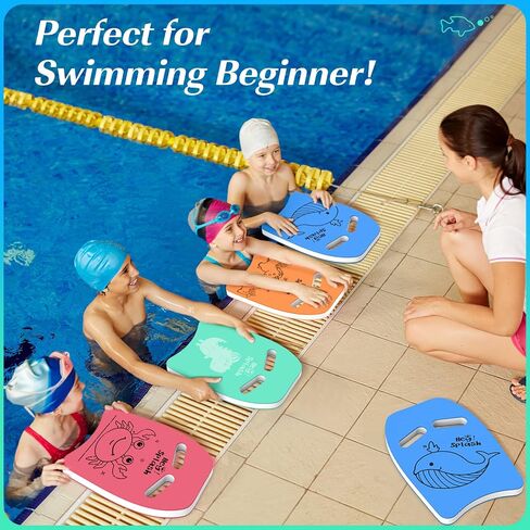HeySplash Swim Kickboard for Kids, Swimming Kickboard Cute Pattern Swim Training Aid for Children, Pool Exercise Equipments for Beginning Swimmers Safety Swim Board Auxiliary in Saudi Arabia