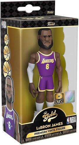 Funko Pop! Gold NBA: Lakers - Lebron James (City) 5" with Chase (Styles May Vary) in Saudi Arabia