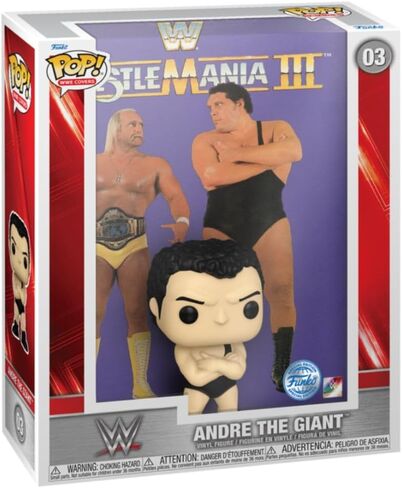 Funko WWE Hulk vs Andre - شخصية Andre The Giant الحصرية من الفينيل البوب ​​في الولايات المتحدة، مقاس طول 6.45 سم in Saudi Arabia