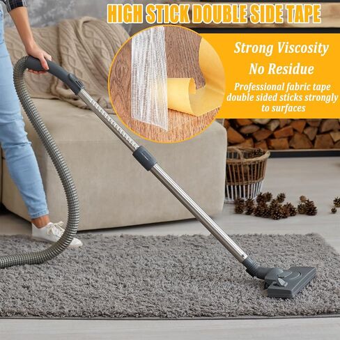 4 لفات شريط قماشي مزدوج الجوانب شديد التحمل، شريط شبكي من ألياف الشاش لاصق قوي مزدوج الجوانب، شريط شفاف للملابس، شريط قوي عالمي عالي الجودة، 1.18 بوصة × 33 قدم in Kuwait