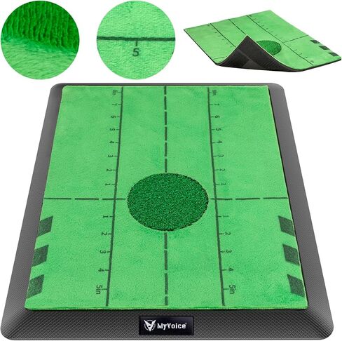 بساط أرجوحة الجولف المثالي - بساط ضرب الجولف قابل لإعادة الاستخدام والاستبدال لممارسة التدريب الداخلي والخارجي - سطح فلانيل ممتاز، ظهر مطاطي لعشاق الجولف in Kuwait