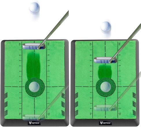 بساط أرجوحة الجولف المثالي - بساط ضرب الجولف قابل لإعادة الاستخدام والاستبدال لممارسة التدريب الداخلي والخارجي - سطح فلانيل ممتاز، ظهر مطاطي لعشاق الجولف in Kuwait