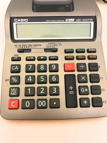 Casio Inc. HR-100TM Business Calculator in Saudi Arabia