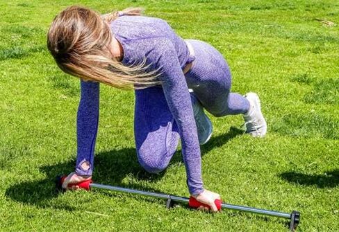 شريط رفع للأعلى، صالة الألعاب الرياضية المنزلية، تدريب على ثبات الجزء العلوي من الجسم، صدر محمول + منشئ القوة الأساسية in Kuwait