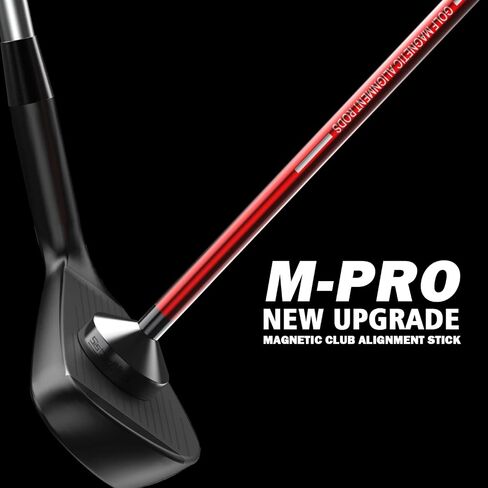 Golf Magnetic Alignment Rods,Golf Club Alignment Sticks,Magnetic Swing Training Aid Accessories Visualize Calibrate Golf Shots,hit The Target with The Right Golf Swing,Golf Gift in Saudi Arabia