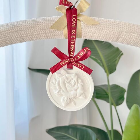 Fresh Rose & Gardenia Scented Air Freshener Plaster, 2 Pack, Long-Lasting Home Fragrance Aroma-Release Gypsum Sachets, Handmade Fresh-Scented Sacehts for Drawers and Closets, Cars in Saudi Arabia