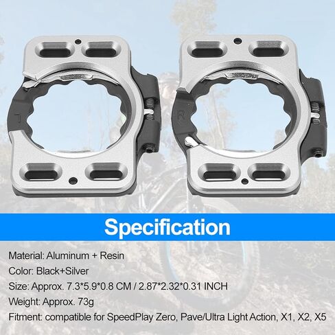 1 Pair Quick Release Cycling Shoes Cleat Cover Adapter Converter for SpeedPlay Zero in Saudi Arabia