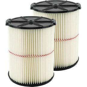 ATXKXE Replacement Filter Fit for Craftsman CMXZVBE38754 fit 5-20 Gallon shop vacuum (2 Pack)