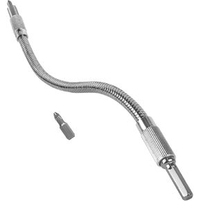 Flexible Drill Bit Extension, Bendable Drill Extension, Screwdriver Drill Bit Holder with 1/4" Hex Shank, Soft Bending for Tight Spaces, Home Repair, Installations