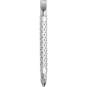 HARFINGTON Magnetic Double Ended Screwdriver Bit PH2/SL6 6x85mm 1/4" Hex Shank CR-V Steel Two Sided Interchangeable Phillips Cross Slotted Flat Screw Driver Bit