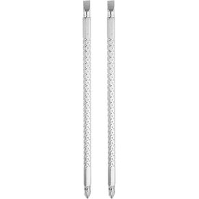 HARFINGTON 2pcs Magnetic Double Ended Screwdriver Bit PH2/SL6 6x85mm 1/4" Hex Shank CR-V Steel Two Sided Interchangeable Phillips Cross Slotted Flat Screw Driver Bit