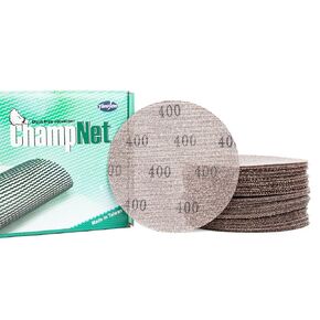 Mesh 5 inch 6 inch Sanding Discs 35PCS Hook and Loop Sanding Discs, Dust-Free, Ideal for Metal, Wood, Composites, Stock Removal, and Fine Finishing (6in, 600 Grit)