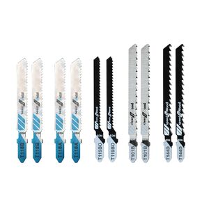 T5002 T-Shank Multi-Purpose Jigsaw Blades for Bosch Jigsaw,Jig Saw Blade for Cutting Wood and Metal,Assorted-10 Pcs