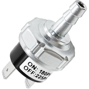 180-225 PSI Air Compressor Micro Pressure Power Switch for Dewalt Porter D55146 Type 8 4.5 Gallon, D55168, D55167, Replaces # AB-9063290