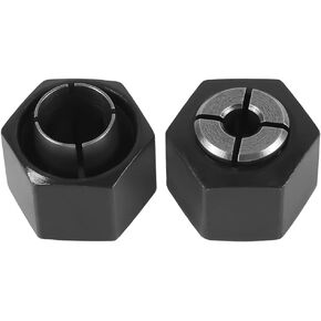 2610906283 1/4 "2610906284 1/2" Router Collet Kit متوافق مع 1613 1617 1618 1619 أجهزة التوجيه سلسلة من سلسلة 326286-04 19691 323-293 RC025DW 326286-03 19693 325-199 323-421 RC050DW in Kuwait