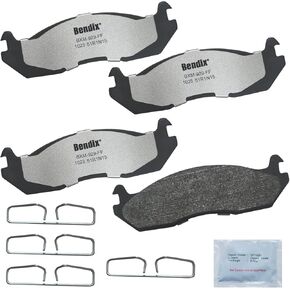 Bendix Fleet Metlok MKD1565BFM Brake Pads for Select Models Chevrolet Express 3500 4500 4500 2500 2500 HD 3500 3500 3500 HD 3500 HD Savana 3500 4500 2500 HD 3500 HD