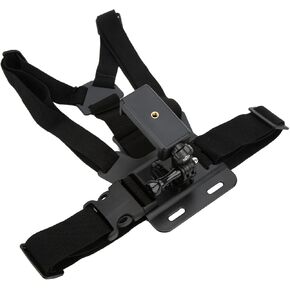 Hest Mount,Phone Chest Mount Harnessadjustable Cellphone Selfie Chest Mount Harness Strap with Cell Phone Clip Holder Compatible with Most Smartphones