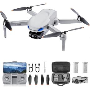 Mini X Drone with 4K Camera for Adults, 2-Axis Gimbal RC Quadcopter GPS Drone with Auto Return, 5G FPV Transmission, Wind Resistance,Follow Me,Long Flight Time and Distance, Easy Fly Gift for Beginner, Under249g