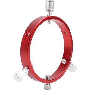Guide Scope Ring, Guiding Ring for Telescope Tube Diameter 90 to 110mm, 6 Hole 110mm Finder Scope Ring with M6 Screws 1/4 Inch Screw Hole